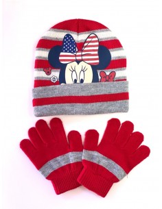 Gorro + Guantes Minnie Sun...