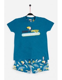 Pijama Corto Algodón...
