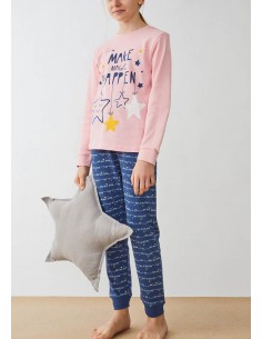 Pijama Largo Algodón...
