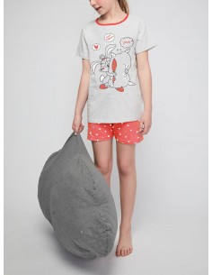 Pijama Corto Algodón...