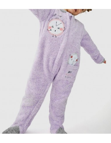 Pijama Enterizo Coralina Relojes...