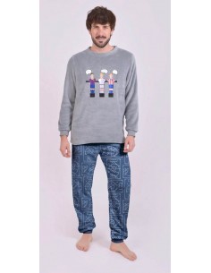 Pijama Largo Tundosado...