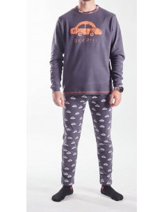 Pijama Largo Algodón...