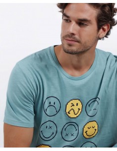Pijama Corto Algodón Smiley... 2