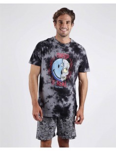 Pijama Corto Algodón Smiley...