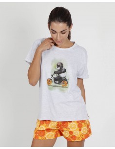 Pijama Corto Algodón Oso...