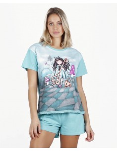 Pijama Corto Algodón...