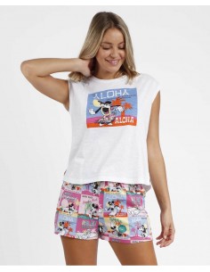 Pijama Corto Algodón Minnie...