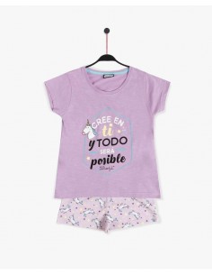 Pijama Corto Algodón...