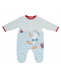 Pijama Largo Algodón Patito...