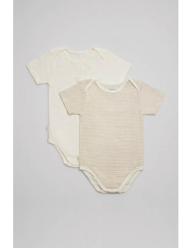 Pack 2 Bodis Manga Corta Algodón...