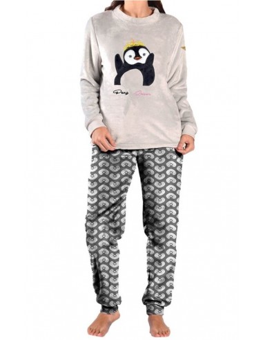 Pijama Largo Coralina Pingüino...