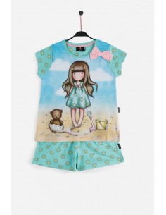 Pijama Corto Algodón...