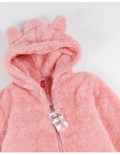Bata Corta Rosa Orejitas... 2