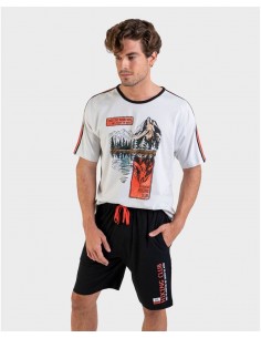 Pijama Corto Algodón...