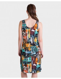 Vestido Tirantes Estampado... 2