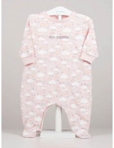 Pijama Largo Algodón Nubes...