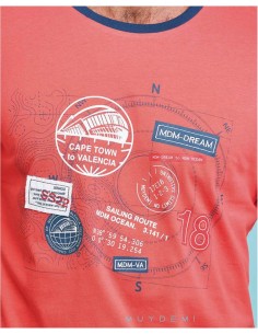 Pijama Corto Algodón Ruta... 2