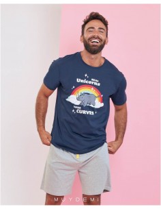 Pijama Corto Algodón...