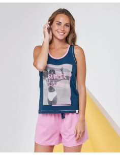 Pijama Tirante Algodón...