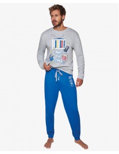 Pijama Largo Algodón...