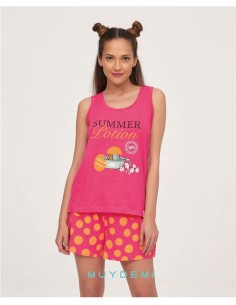 Pijama Tirante Algodón...