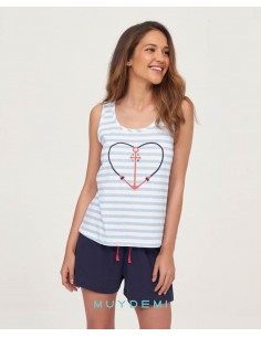 Pijama Tirante Algodón...