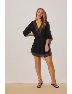 Vestido Negro Ysabel Mora...