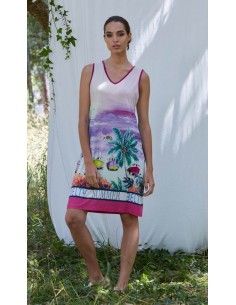 Vestido Tirantes Paisaje...