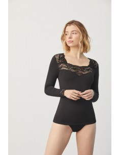 Camiseta Térmica Encaje... 2