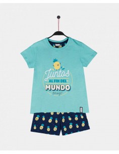 Pijama Corto Algodón...