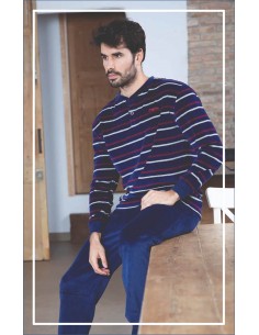 Pijama Largo Tundosado...