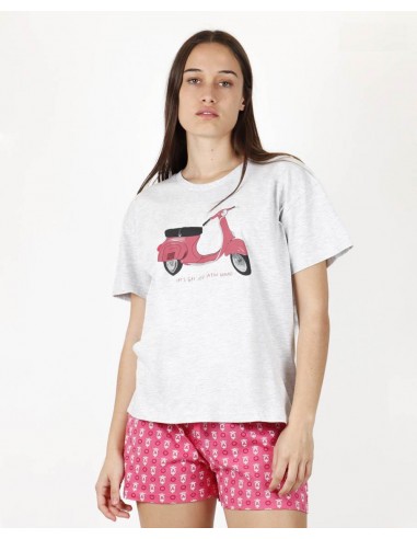 Pijama Corto Algodón Vespa Admas 56132