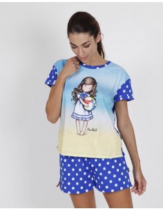 Pijama Corto Algodón...