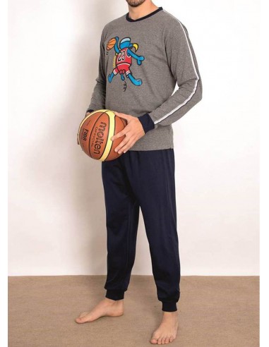 Pijama Largo Algodón Baloncesto...