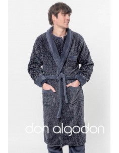 Bata Larga Logo Don Algodón...