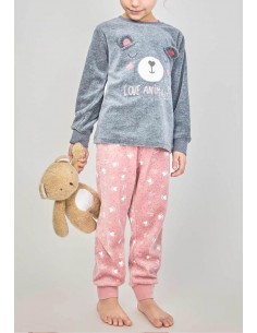 Pijama Largo Tundosado...