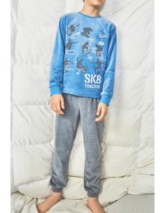 Pijama Largo Tundosado...