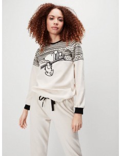 Pijama Largo Polar Snoopy...