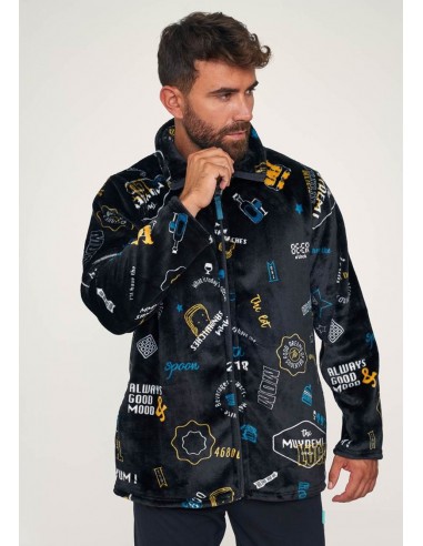 Bata Corta Estampada Muydemi 374337