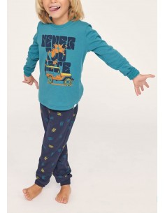 Pijama Largo Algodón Coche...