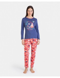 Pijama Largo Algodón...