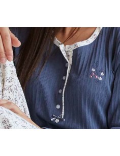 Pijama Largo Algodón Canalé... 2