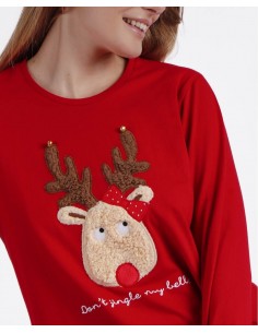 Pijama Largo Navideño Reno... 2