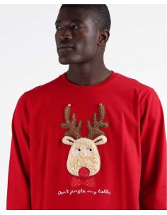 Pijama Largo Navideño Reno... 2