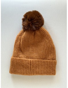 Gorro Punto Pompón Girasol...