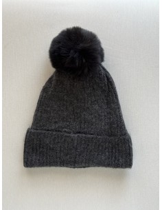 Gorro Punto Pompón Girasol...
