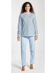 Pijama Largo Algodón...