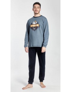 Pijama Largo Algodón...