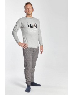 Pijama Largo Algodón...